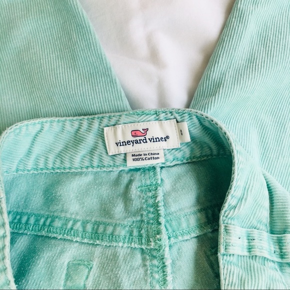 Mint Blue Corduroy Vineyard Vines Pants Women’s - Picture 7 of 7
